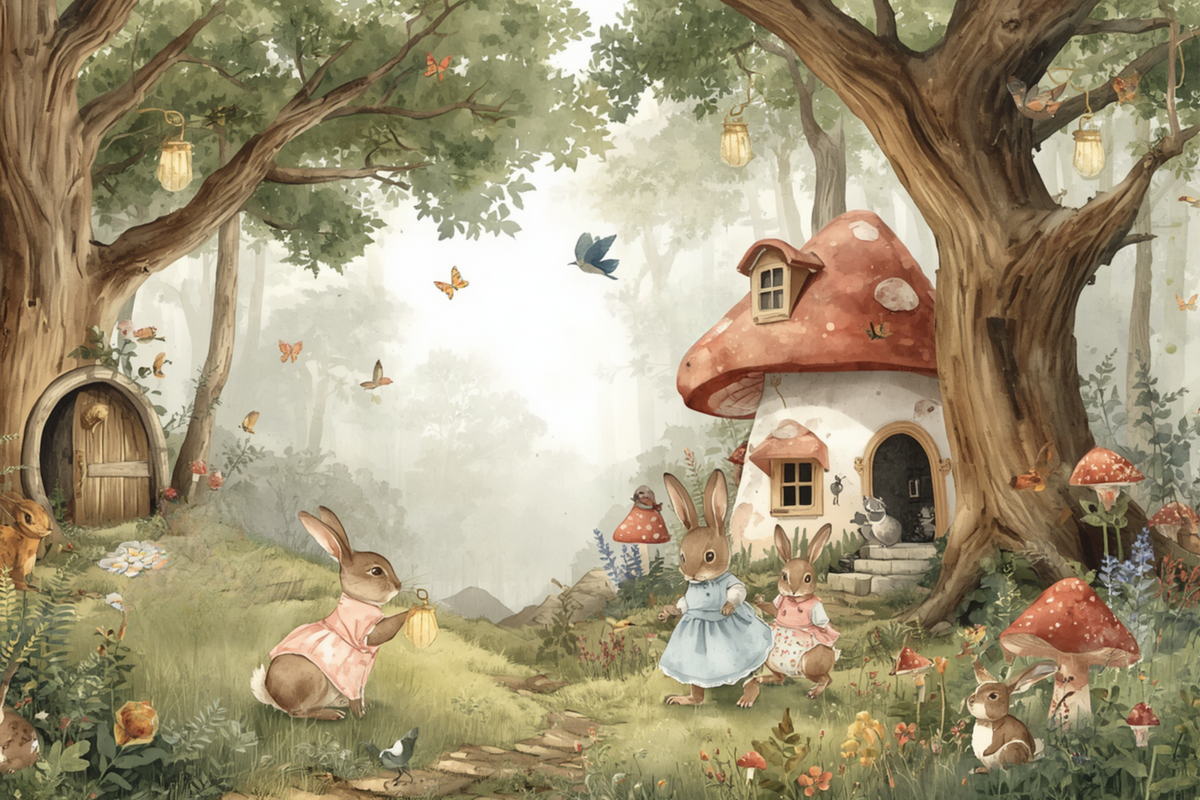 Valokuvatapetti, Magic Forest