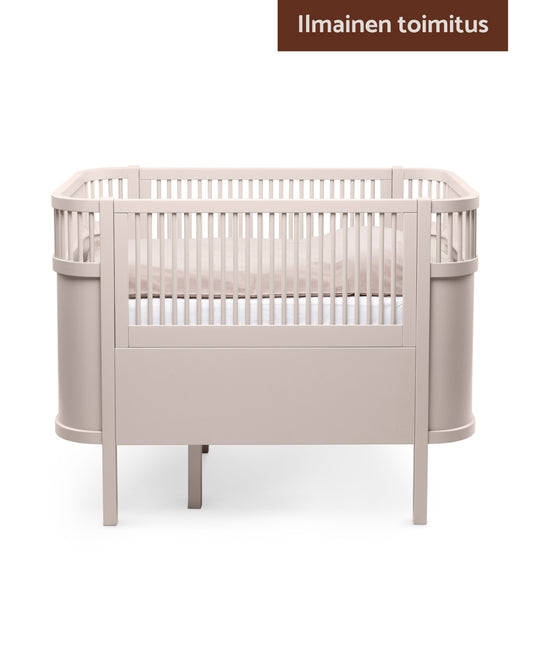 Zebra, Cot&amp;Junior säng 2in1, Birchbark Rose
