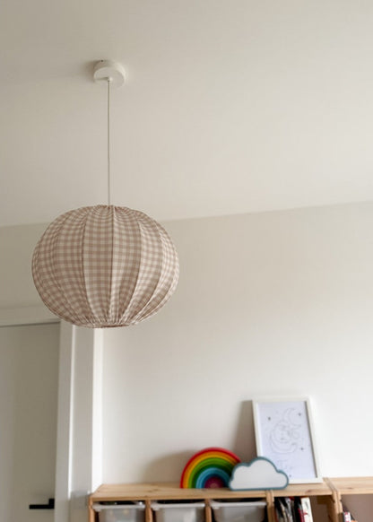 Lampshade, Pumpkin, Muslin Cream