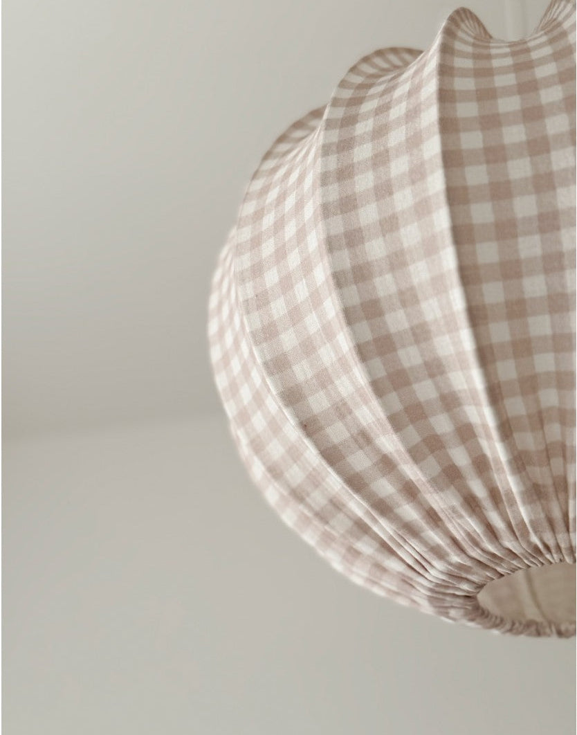 Lampshade, Pumpkin, Muslin Cream
