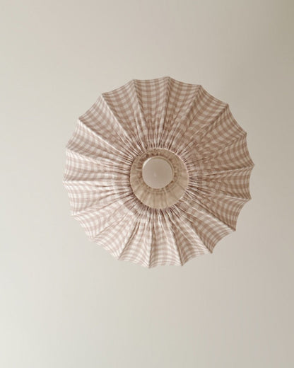 Lampshade, Pumpkin, Muslin Cream