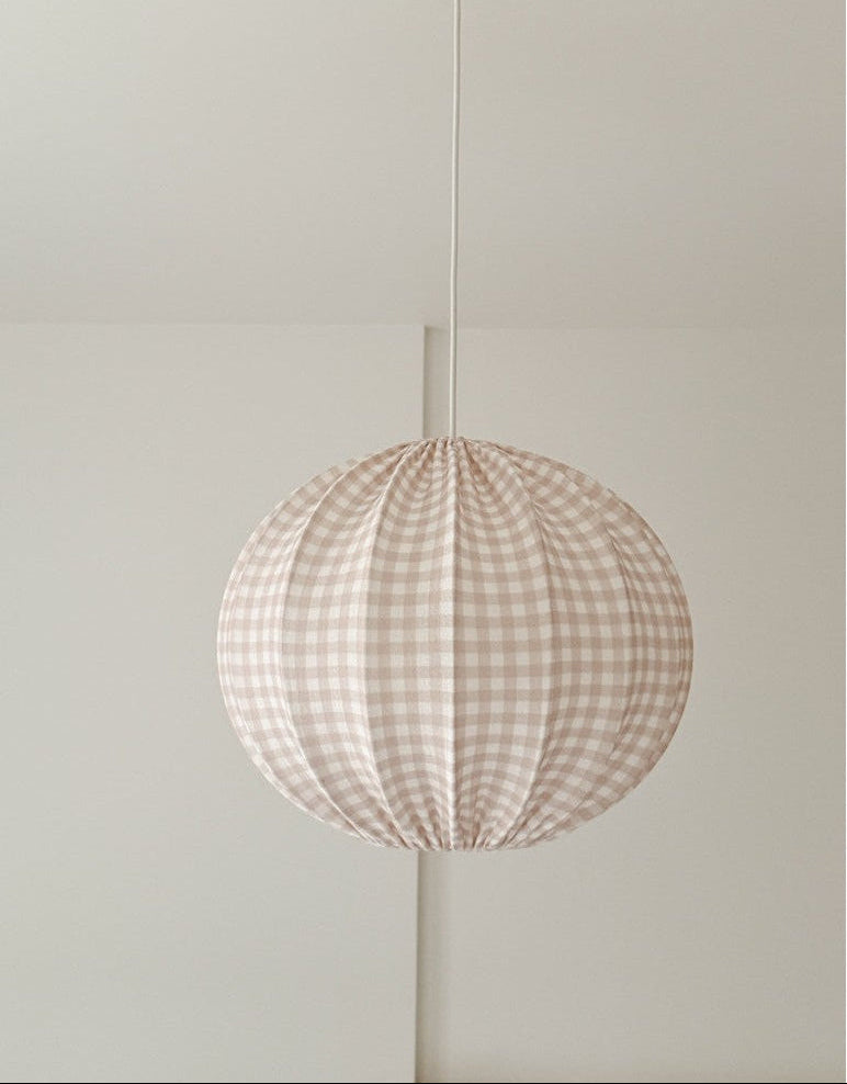 Lampshade, Pumpkin, Muslin Cream
