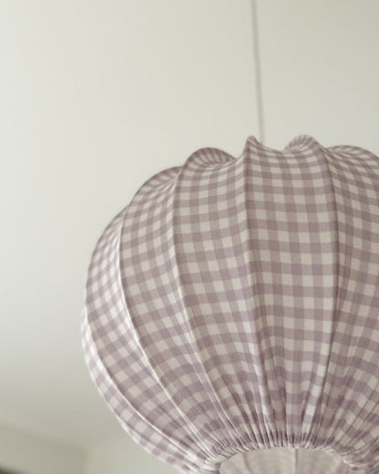 Lampshade, Pumpkin, Muslin Lilac