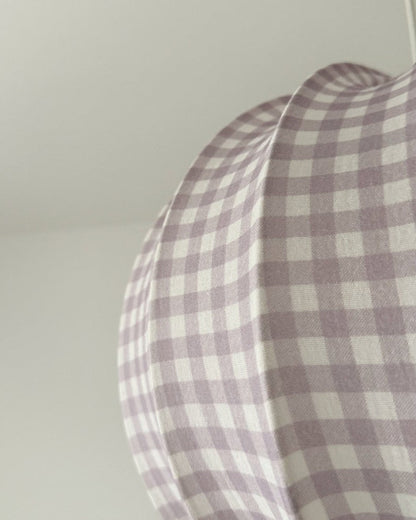 Lampshade, Pumpkin, Muslin Lilac