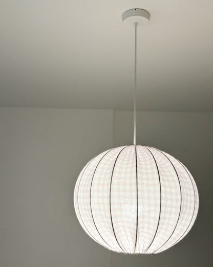 Lampshade, Pumpkin, Muslin Lilac