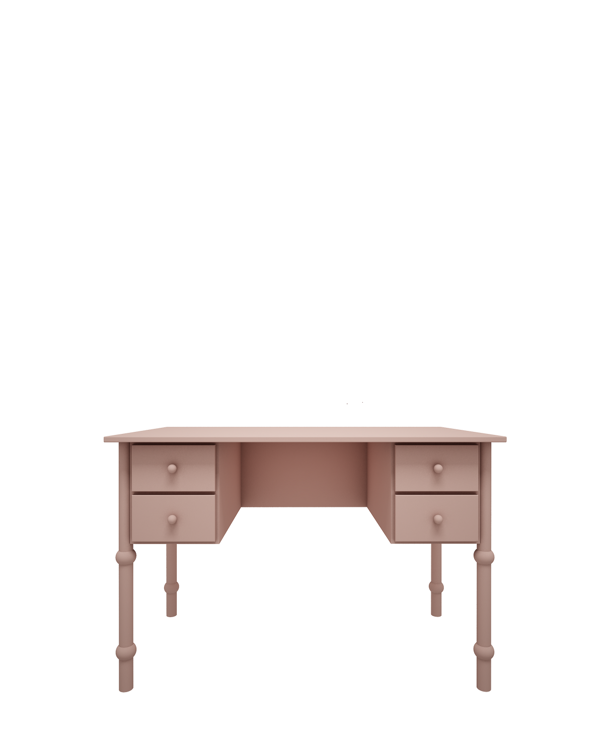 Wood Luck Design, Desk, Babushka Natural Pink