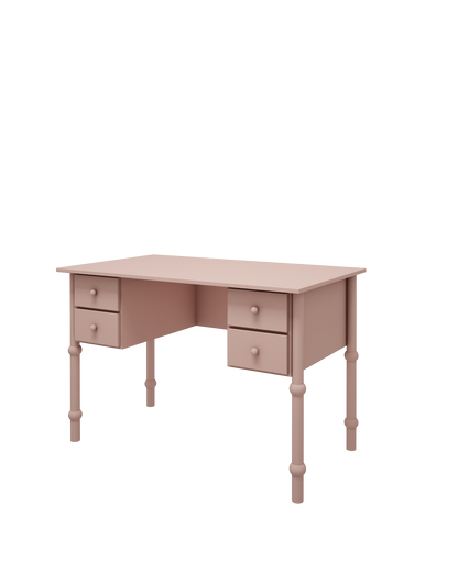 Wood Luck Design, Desk, Babushka Natural Pink