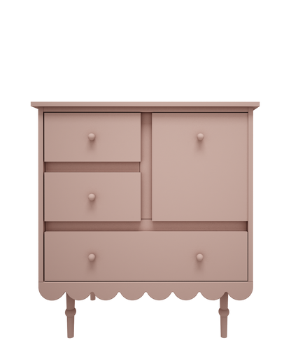 Wood Luck Design, Lipasto Short, Babushka Natural Pink