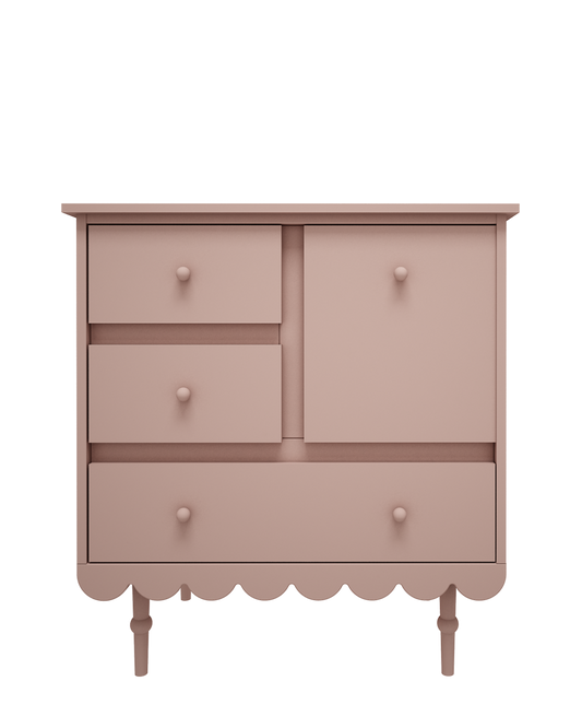 Wood Luck Design, Lipasto Short, Babushka Natural Pink
