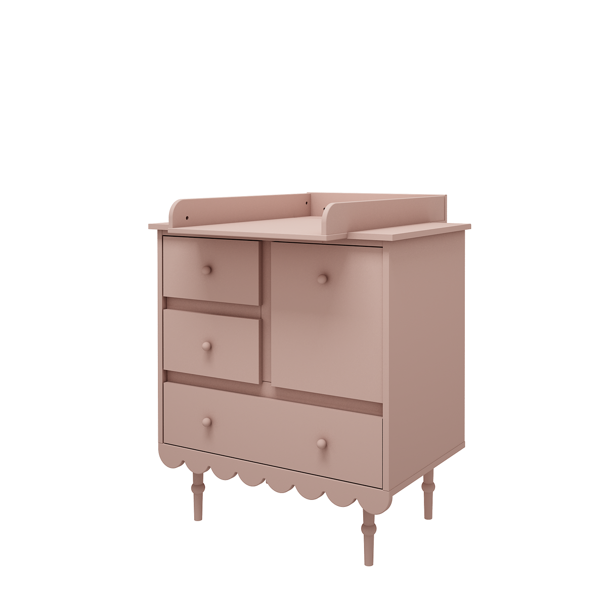 Wood Luck Design, Lipasto Short, Babushka Natural Pink
