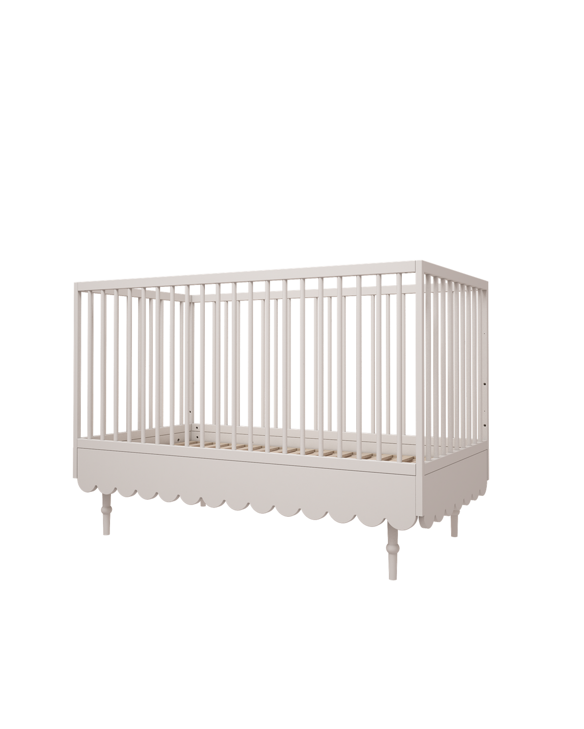 Wood Luck Design, Cot &amp; Junior bed 2 IN 1, 70x140 cm, Babushka White