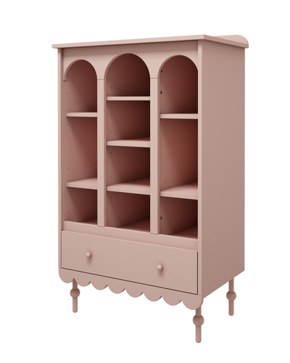 Wood Luck Design, bokhylla, Babushka naturrosa