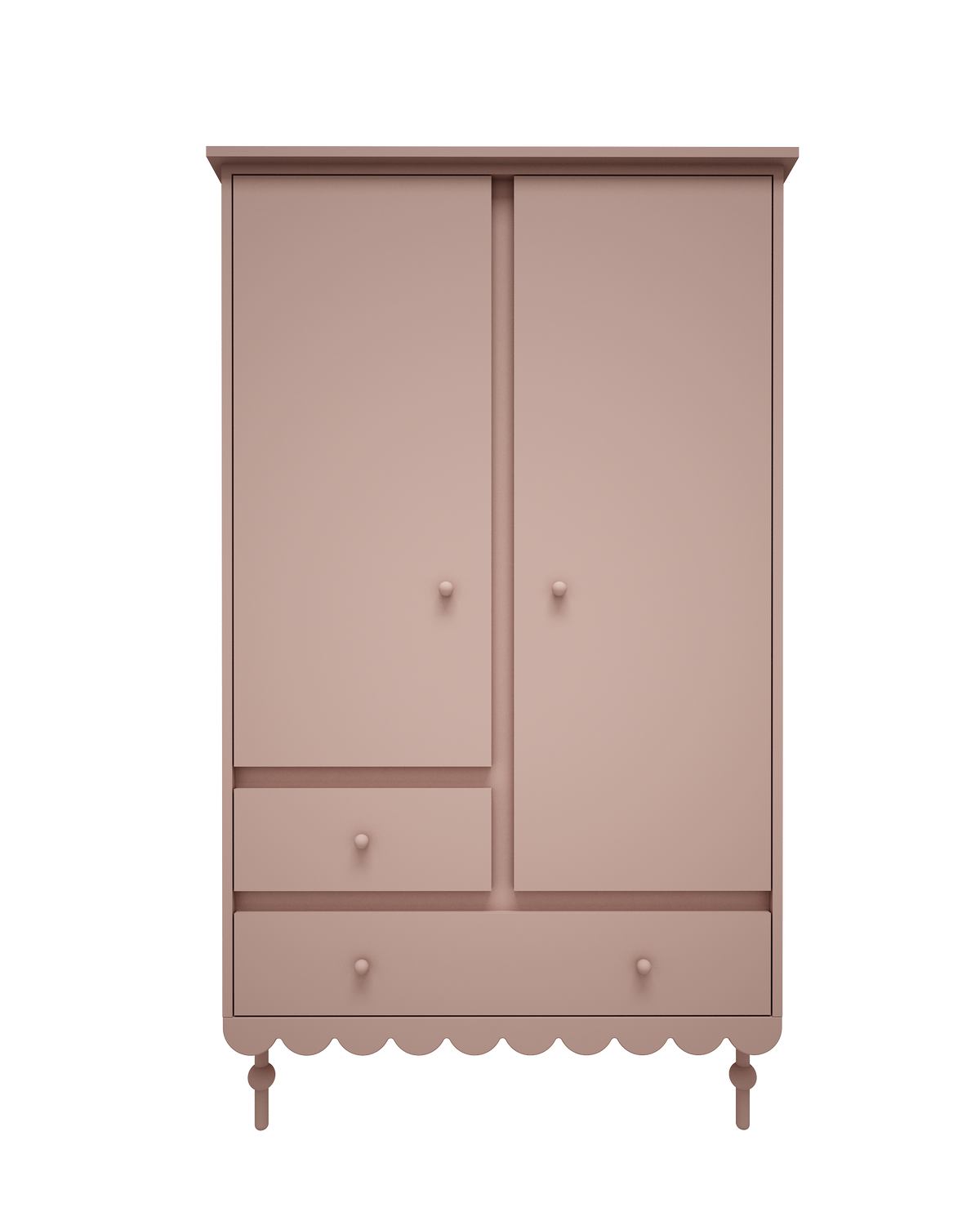 Wood Luck Design, Vaatekaappi, Babushka Natural Pink