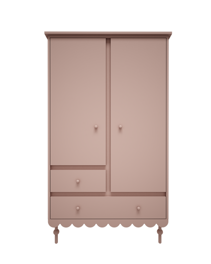 Wood Luck Design, Vaatekaappi, Babushka Natural Pink