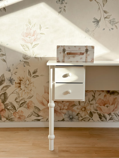 Wood Luck Design, Writing desk, Babushka White