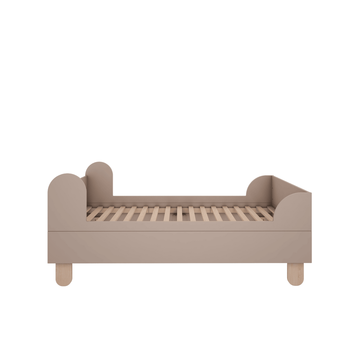 Wood Luck Design, Juniorisänky 80x160 cm, Basic Truffle