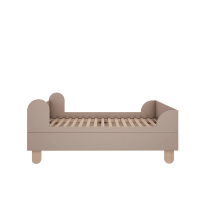 Wood Luck Design, Juniorisänky 80x160 cm, Basic Truffle