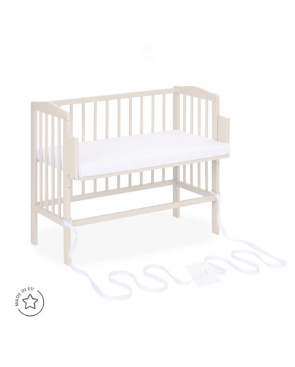 Waldin, Kehto 2-in-1 + Patja, Cashmere