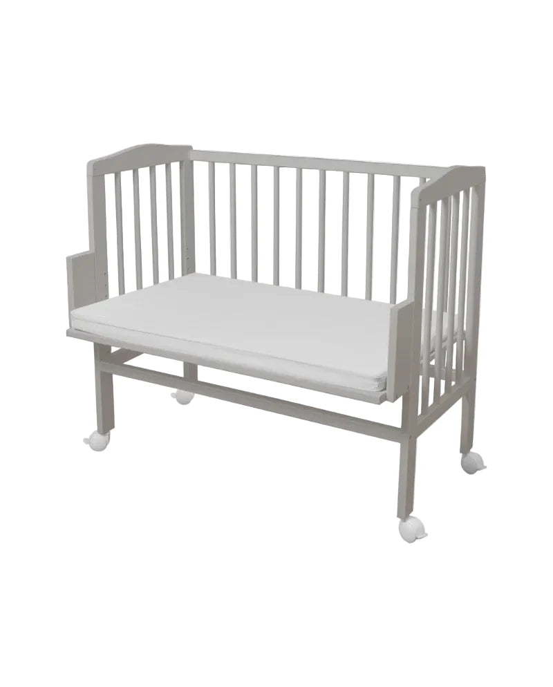 Waldin, Cradle 2-in-1 + Mattress, Grey