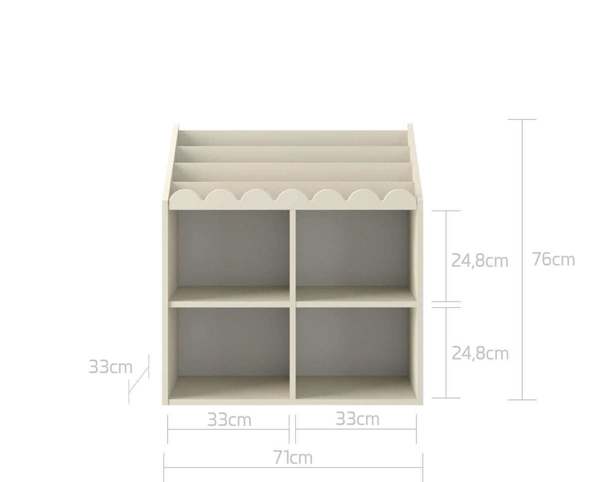 Book Nook, Montessori Kirjahylly, Latte