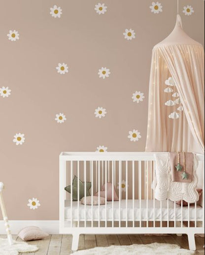 Seinätarra Setti 64 kpl , White Daisy