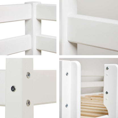 Hoppekids ECO Comfort, Parvisänky 90x200 cm, White