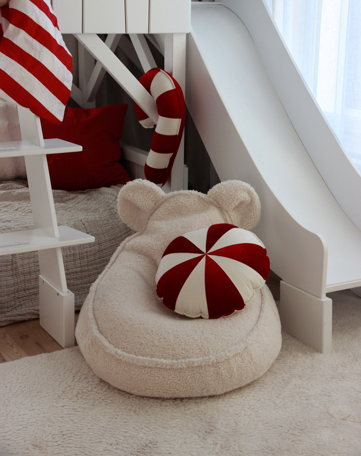 Wigiwama Beanbag, Cream White Bear