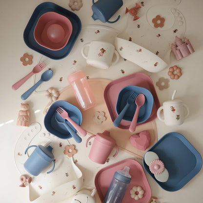 Mushie, Silicone Snack Cup, Fairy Mice