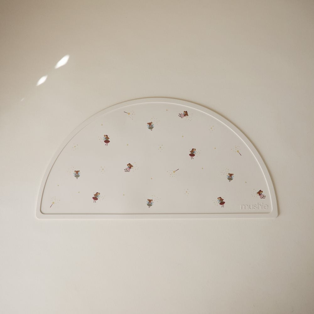 Mushie, Silicone Placemat, Fairy Mice