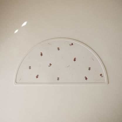 Mushie, Silicone Placemat, Fairy Mice