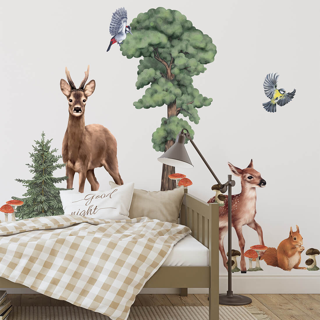 Pastel Love, Wall Decal Set, Forest Animals 2