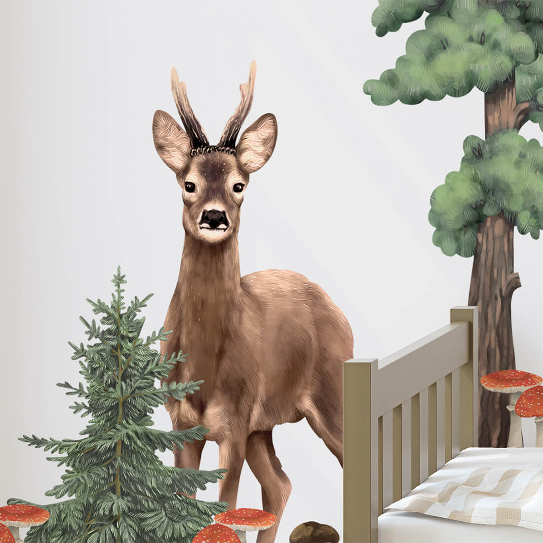 Pastel Love, Wall Decal Set, Forest Animals 2