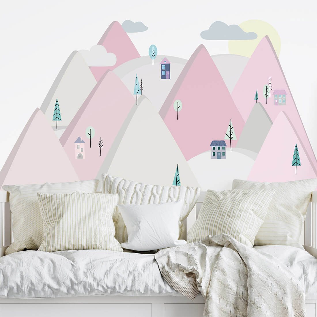 Pastel Love, Wall Decal, Blue Mountains
