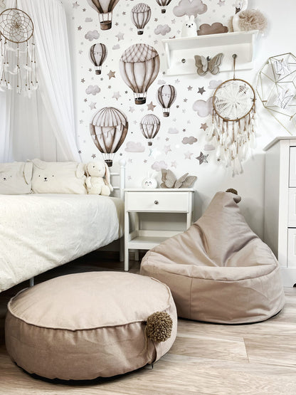Floor cushion, Beige