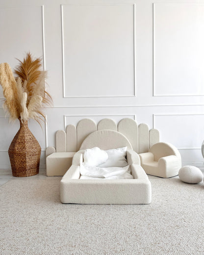 Monio, Seinäpaneeli 80X18cm, Boucle Cream