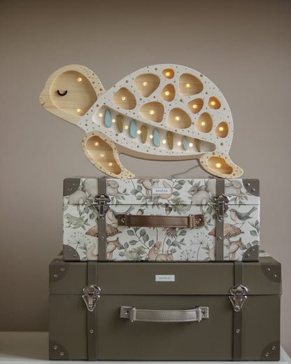 Little Lights Night Light Turtle, Albino strössel