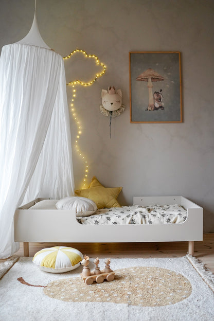 Wood Luck Design, Pinnasänky & Juniorisänky 2 IN 1, 70x140 cm, River Sand Beige