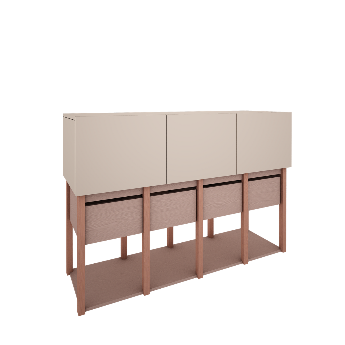 Wood Luck Design, Lipasto, Tweens Pink