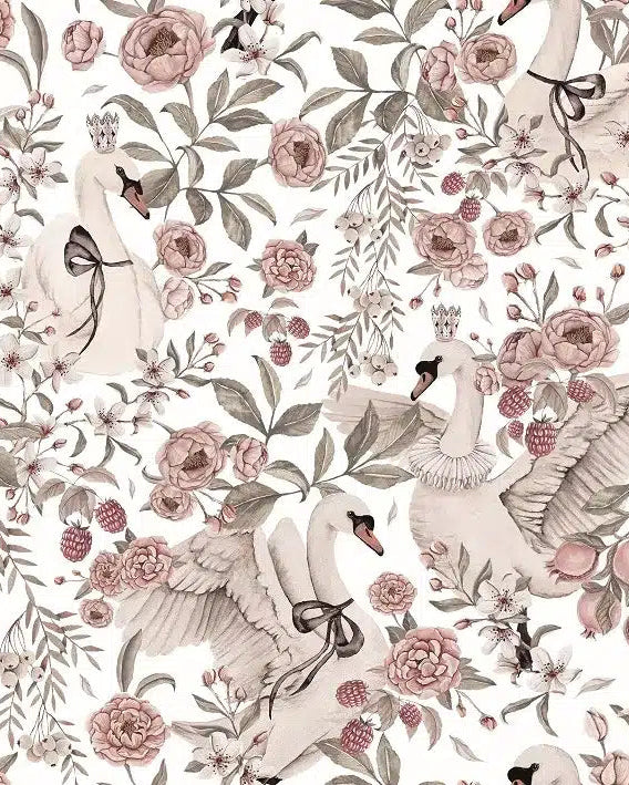 Swan Queen White, Wallpaper