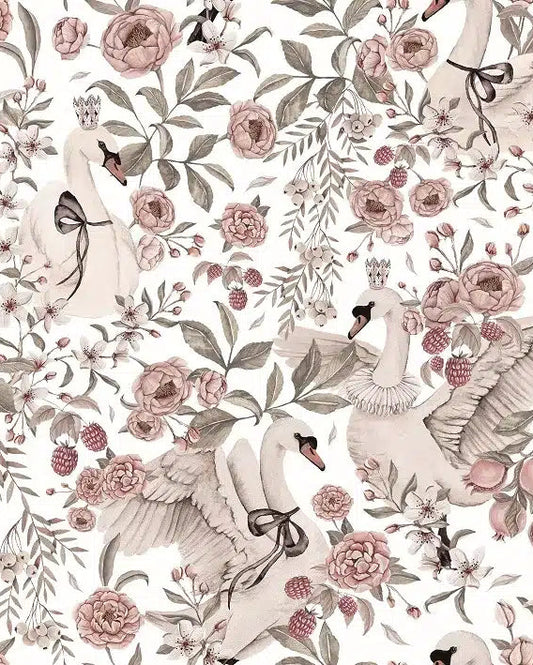 Swan Queen White, Wallpaper