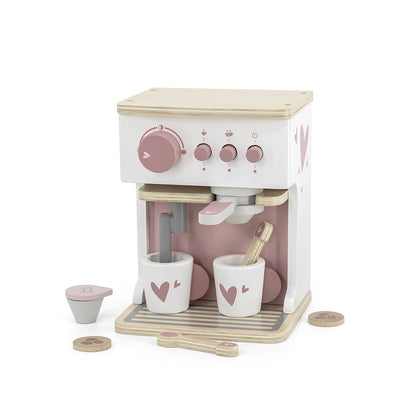 Etikett Etikett, Espressomaskin, Rosa