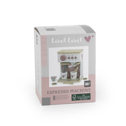 Etikett Etikett, Espressomaskin, Rosa