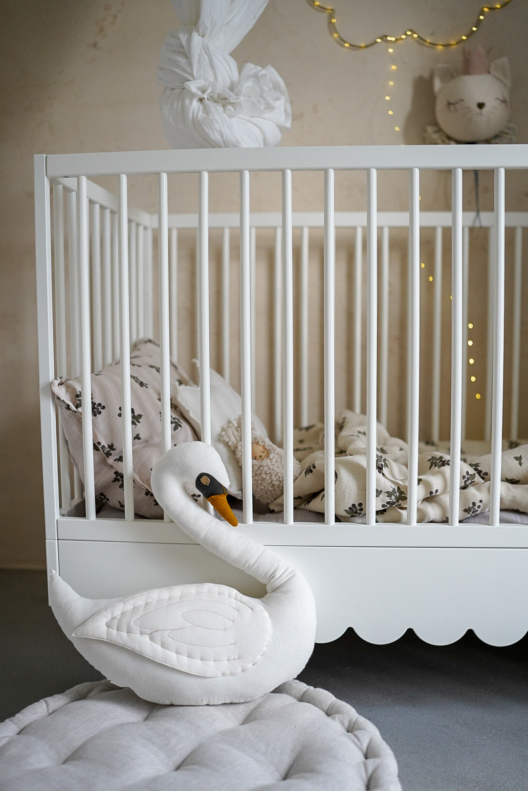 Wood Luck Design, Cot &amp; Junior bed 2 IN 1, 70x140 cm, Babushka White