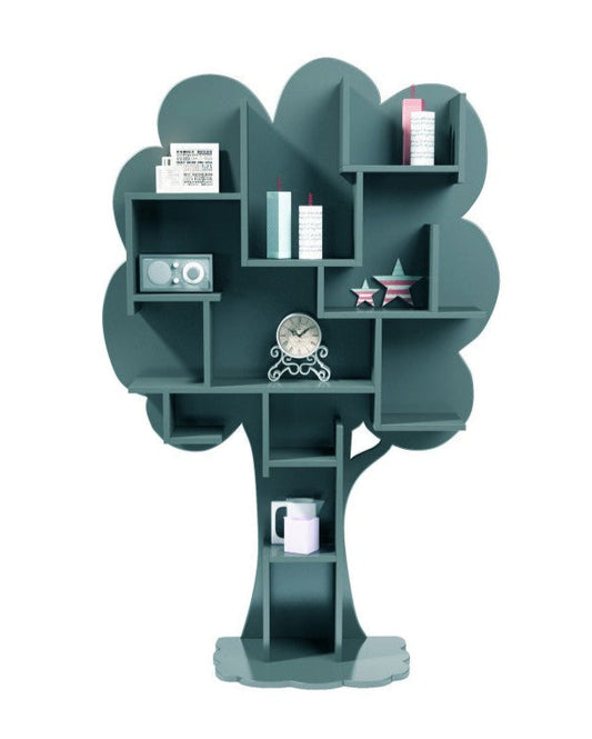 Mathy By Bols Bookcase Wood, Thunderstorm Grey (+ 27 different colors)