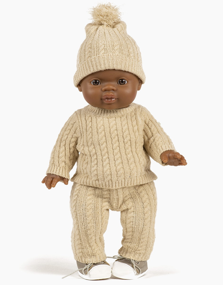Minikane, Doll Clothes Set, Beige