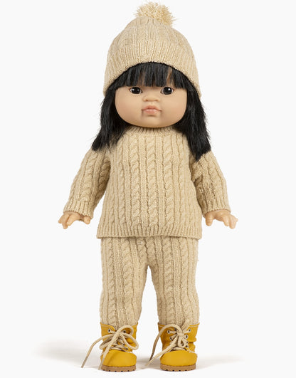 Minikane, Doll Clothes Set, Beige