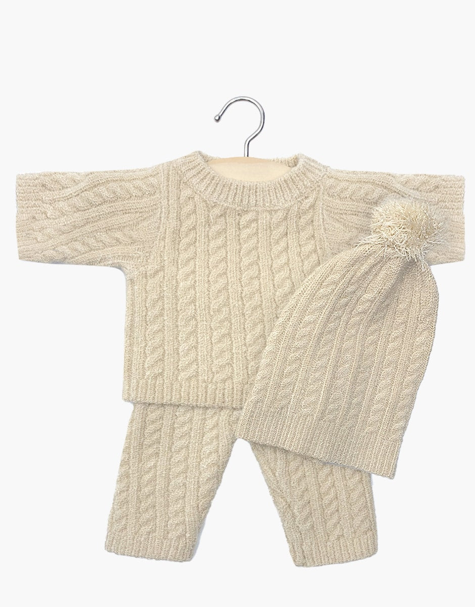 Minikane, Doll Clothes Set, Beige
