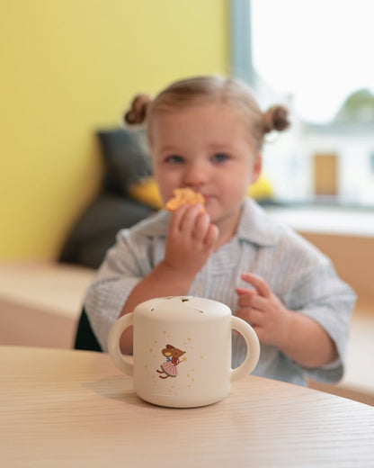 Mushie, Silicone Snack Cup, Fairy Mice