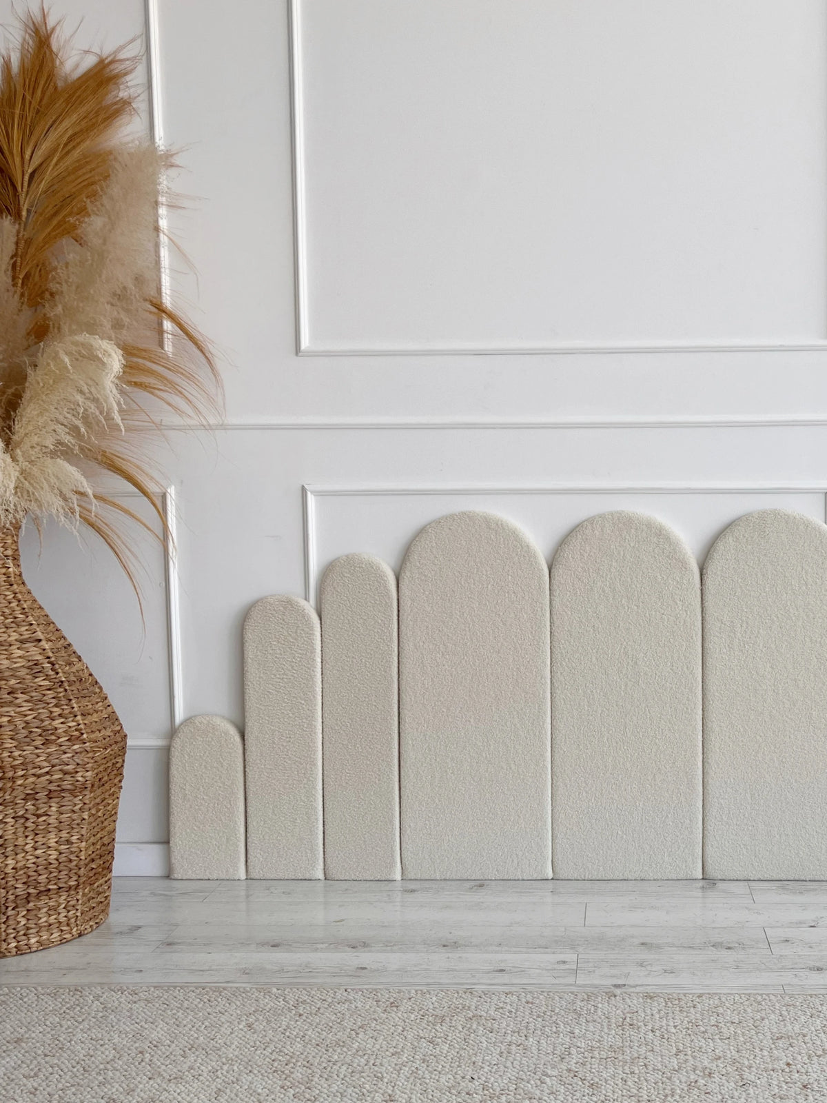 Monio, Seinäpaneeli 80X18cm, Boucle Cream