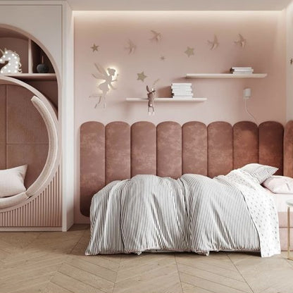 Magic Velvet, Seinäpaneeli 60X20cm, Dirty Pink